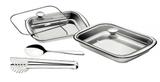 Kit Assar e Servir 4 peças Inox Cosmos Tramontina 64310150