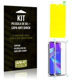 Kit Asus Zenfone Max Pro M2 ZB631KL Capa Anti Shock + Película de Gel - Armyshield