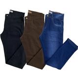 Kit Atacado 3 Calça Jeans Masculina Skinny Com Elastano - Daze Modas