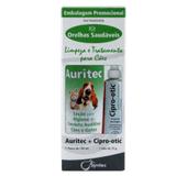 Kit Auritec + Cipro-Otic Tratamento Otites Syntec