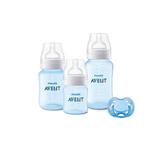 Kit Avent Classic+ 3 Mamadeiras Azul e Chupeta - Philips avent