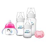 Kit Avent Classic+ 5Pçs Mamadeira Copo Chupeta - Philips avent