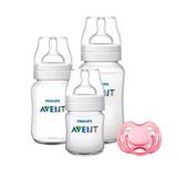 Kit Avent Classic+ Mamadeira 125, 260, 330ml Chupeta - Philips avent