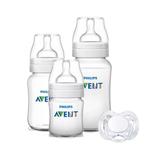 Kit Avent Classic+ Mamadeira 125, 260, 330ml Chupeta - Philips avent