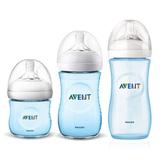 Kit Avent Petala 3 Mamadeiras Azul 125 260 330ml - Philips avent