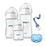 Kit Avent Petala Mamadeira 125, 260, 330ml Chupeta Prendedor