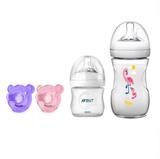 Kit Avent Petala Mamadeira 125, 260ml Chupeta Soothie - Philips avent