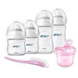 Kit avent pétala mamadeiras, escova e dosador - Philips avent