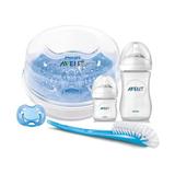 Kit Avent Petala Mamadeiras Esterilizador Chupeta Escova - Philips avent
