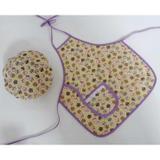 Kit Avental Infantil + Touquinha Mestre Cuca - Cupcake - Recanto da costura