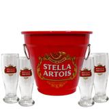 Kit Balde Cerveja + 4 Tulipa Stella Artois Home Bar - Decore fácil shop