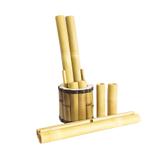 Kit Bambus Com Copo Para Massagem Com 6un Cera Fácil - Hotstone