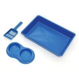 Kit Bandeja Higiênica - Azul - Luna