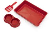 Kit Bandeja Higiênica - Vermelho - Luna
