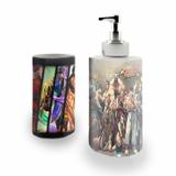 Kit Banh. Saboneteira + P.Escovas Porce.SF 400ml (01) - Bd cases