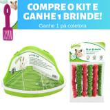 Kit Banheiro para Coelho e Brinquedo Comestível Brinde Pá - Pawise