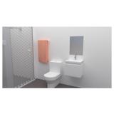 Kit Banheiro Smart 047 Branco - Tudo para decorar