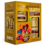 Kit banho de verniz (na caixa) forever liss