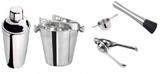 kit bar 500 ml caipirinha coqueteleira completo aço inox - Click urbano