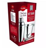 kit bar caipirinha 3 peças coqueteleira 750 ml , pegador e balde Clink
