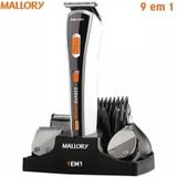 Kit Barbeador Aparador De Pelos Mallory Multi Groom 9 Em 1
