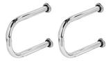 Kit Barra De Apoio Lateral Para Lavatório 30cm Nrb9050 - Metalcromo