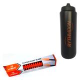 Kit Bastão Massageador Desmontável LS5040 Liveup + Squeeze Automático 1lt - Rythmoon