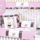 Kit Berço Americano 9 peças 100 Algodão Babi - I9 baby
