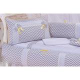 Kit Berço Americano Unissex 9 peças Charmusse Amarelo - I9 baby