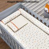 Kit Berço Batistela Baby Rolinho 07 Peças Raposa (Padrão Americano) - 10089