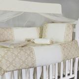 Kit Berço Guipir 10 peças - Provençal Dourado - Laura baby