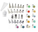Kit Bicos Para Confeitar 24 Pçs + Bico Russo 12 Peças Inox - Goldpan formas