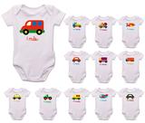 Kit Body Mesversário Transporte - Mundo dos personalizados