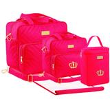 Kit Bolsa Bebê 04 peças Plike Baby Pink TP-PK72
