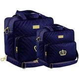 Kit Bolsa Bebê Plike Baby Azul Marinho PK72