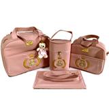 Kit Bolsa de Maternidade nude - Mk baby