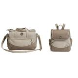 Kit Bolsa M e Mochila Maternidade Frienze Cáqui - Batistela Baby