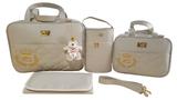 kit bolsa mala bebe de maternidade bege - Clara baby