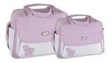 Kit Bolsa Mala Maternidade Bebê Menina Menino Atacado Mave Lilás - Mave baby
