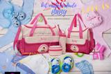 Kit Bolsa Maternidade Bebê Menina Rosa 5 Péças - Baby