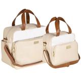Kit Bolsa Maternidade Bege Candy Plike Baby FXBBG