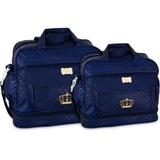 Kit Bolsa Maternidade Coroa Azul Marinho - Mave