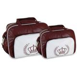 kit bolsa maternidade coroa mave baby vermelha