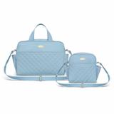 Kit Bolsa Maternidade Dara Baby Izmir Azul - Classic For Baby Bags