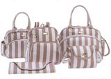 Kit Bolsa Maternidade Elegance Salmão 5 peças - Zany baby