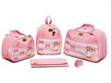 Kit Bolsa Maternidade Mochila Ursinho 4 peças - Gaby mundo infantil