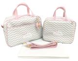 Kit Bolsa Maternidade Nuvem - 3 Peças - Alinhado baby