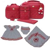 Kit Bolsa Maternidade Realeza 4 peças Com a Saída De Maternidade - Gaby mundo infantil