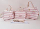 Kit Bolsa Maternidade Rosa - 4 Peças - Alinhado baby