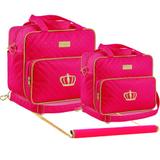 Kit Bolsa Maternidade Trocador Plike Baby Pink TR-DR2